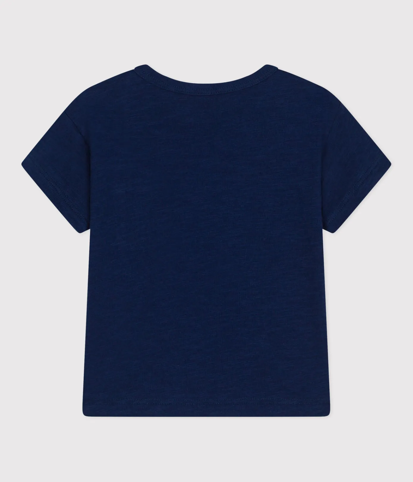 Petit Bateau T-Shirts, Oberteile*Kurzärmeliges Baby-T-Shirt aus geflammtem Jersey blau MEDIEVAL