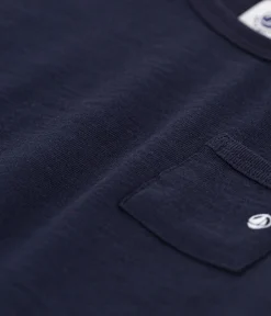 Petit Bateau T-Shirts, Oberteile*Kurzärmeliges Baby-T-Shirt aus geflammtem Jersey. blau SMOKING