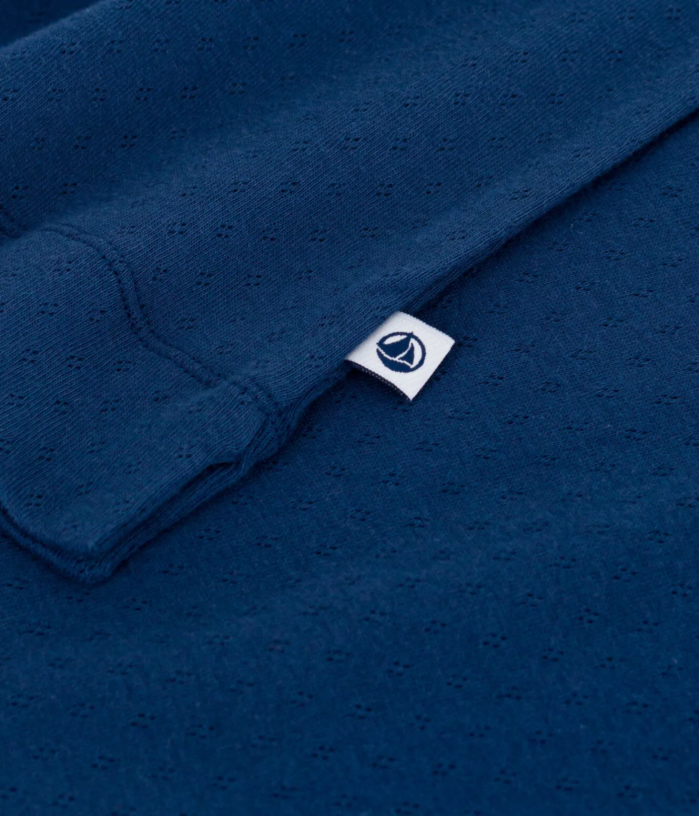 Petit Bateau Schlafanzüge, Nachthemden*Kurzärmeliges Damen-Nachthemd aus Baumwolle blau INCOGNITO
