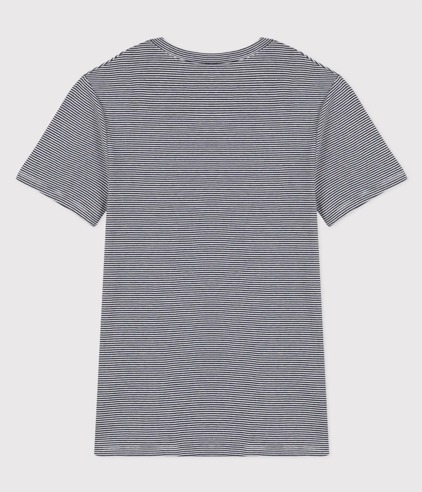 Petit Bateau Alle T-Shirts|Das Ikonische (Slim)*Kurzärmeliges Damen-T-Shirt blau SMOKING/weiss MARSHMALLOW