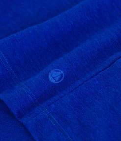Petit Bateau Alle T-Shirts|Das Ikonische (Slim)*Kurzärmeliges Damen-T-Shirt aus Leinen blau SURF