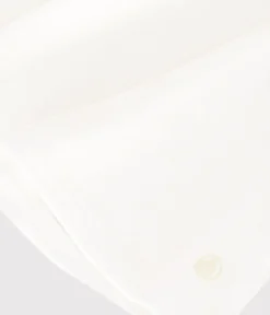 Petit Bateau Alle T-Shirts|Das Ikonische (Slim)*Kurzärmeliges Damen-T-Shirt L'ICONIQUE aus einfarbigem Rippstrick weiss ECUME