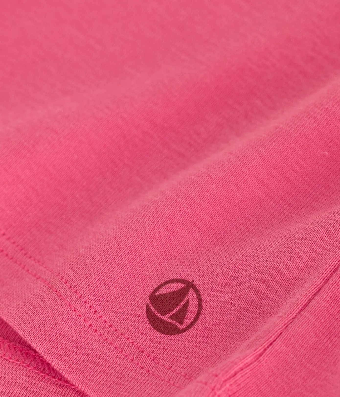 Petit Bateau T-Shirts, Tops, Oberteile*Kurzärmeliges Kinder-T-Shirt aus einfarbiger Baumwolle rosa PEONIA