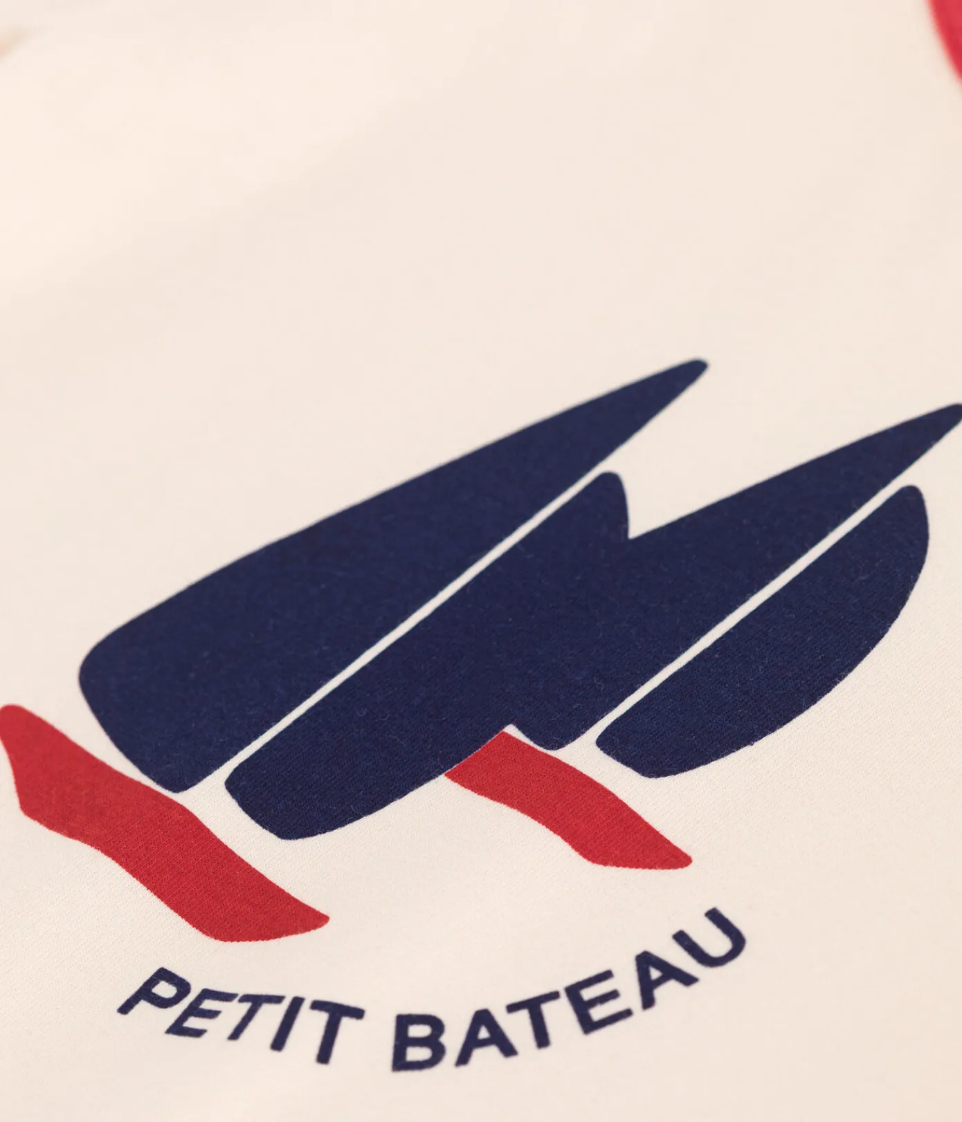 Petit Bateau T-Shirts, Poloshirts, Hemden*Kurzärmeliges Kinder-T-Shirt aus bedruckter Baumwolle naturfarben AVALANCHE