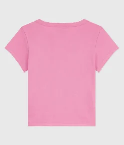 Petit Bateau T-Shirts, Tops, Oberteile*Kurzärmeliges Kinder-T-Shirt mit Muster BOUDOIR