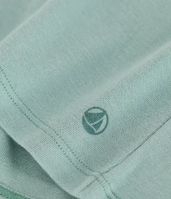 Petit Bateau T-Shirts, Tops, Oberteile*Kurzärmeliges Kinder-T-Shirt aus einfarbiger Baumwolle grün PAUL