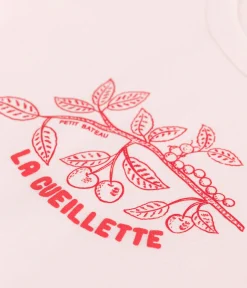 Petit Bateau T-Shirts, Tops, Oberteile*Kurzärmeliges Kinder-T-Shirt aus bedruckter Baumwolle rosa FLEUR