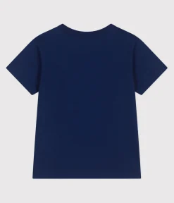 Petit Bateau T-Shirts, Poloshirts, Hemden*Kurzärmeliges Kinder-T-Shirt aus bedruckter Baumwolle blau MEDIEVAL