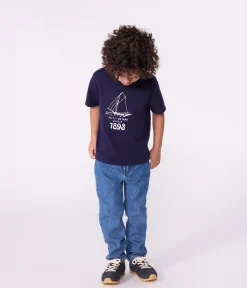 Petit Bateau T-Shirts, Poloshirts, Hemden*Kurzärmeliges Kinder-T-Shirt mit Muster SOIR