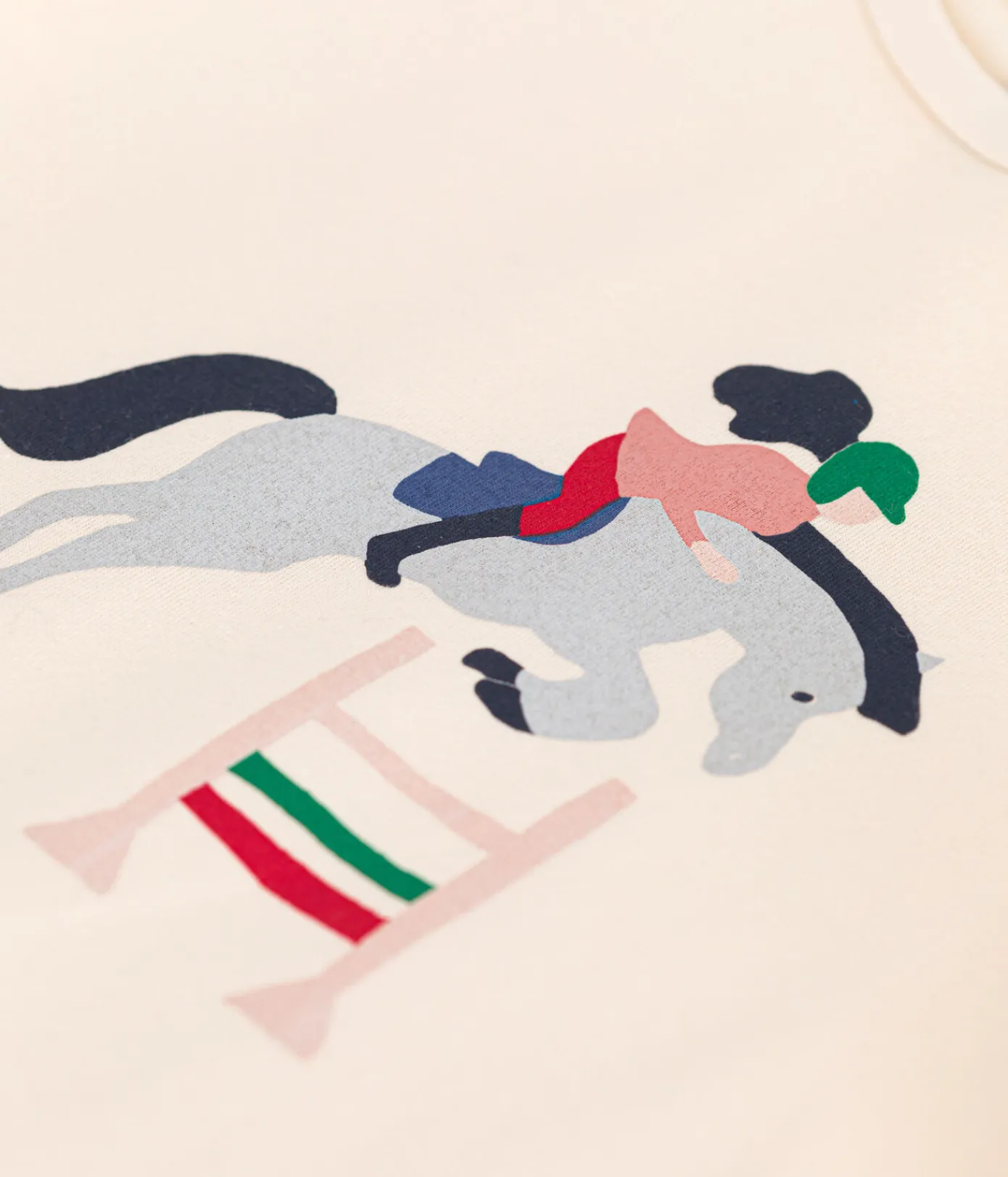Petit Bateau T-Shirts, Tops, Oberteile*Kurzärmeliges Kinder-T-Shirt aus Jersey für Mädchen naturfarben AVALANCHE