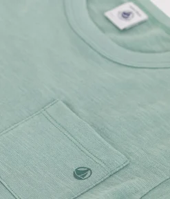 Petit Bateau T-Shirts, Poloshirts, Hemden*Kurzärmeliges Kinder-T-Shirt aus einfarbiger Baumwolle grün PAUL