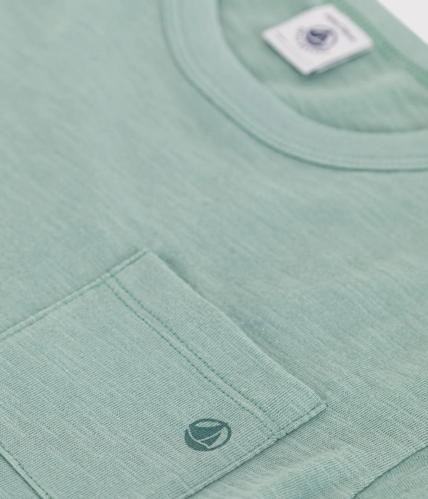 Petit Bateau T-Shirts, Poloshirts, Hemden*Kurzärmeliges Kinder-T-Shirt aus einfarbiger Baumwolle grün PAUL