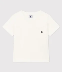 Petit Bateau T-Shirts, Poloshirts, Hemden|T-Shirts, Tops, Oberteile*Kurzärmeliges T-Shirt für Jungen weiss MARSHMALLOW