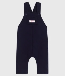 Petit Bateau Sets, Overalls & Latzhosen*Langbeinige Baby-Latzhose aus dickem Jersey, einfarbig SOIR