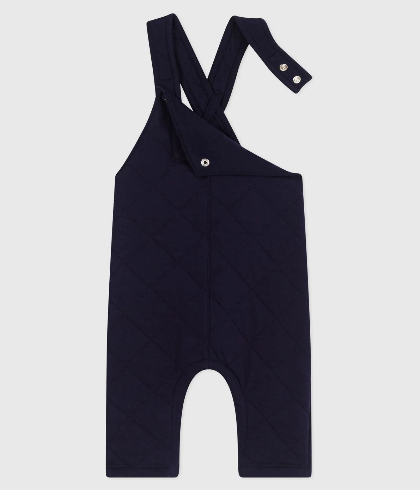 Petit Bateau Sets, Overalls & Latzhosen*Langbeinige Baby-Latzhose aus dickem Jersey, einfarbig SOIR
