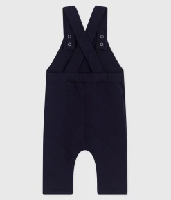 Petit Bateau Sets, Overalls & Latzhosen*Langbeinige Baby-Latzhose aus dickem Jersey, einfarbig SOIR