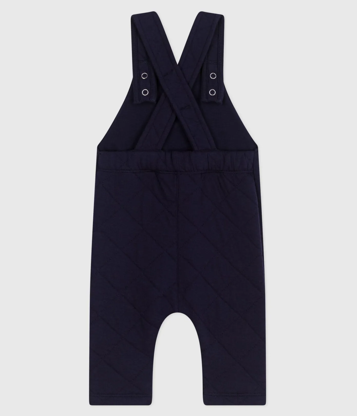 Petit Bateau Sets, Overalls & Latzhosen*Langbeinige Baby-Latzhose aus dickem Jersey, einfarbig SOIR