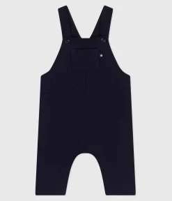 Petit Bateau Sets, Overalls & Latzhosen*Langbeinige Baby-Latzhose aus einfarbiger Baumwolle SOIR