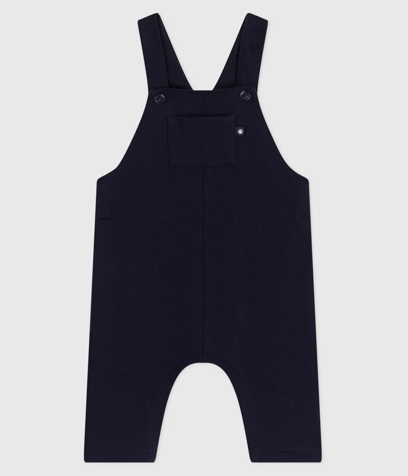 Petit Bateau Sets, Overalls & Latzhosen*Langbeinige Baby-Latzhose aus einfarbiger Baumwolle SOIR