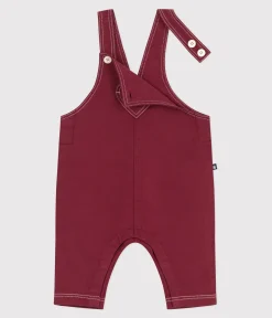 Petit Bateau Sets, Overalls & Latzhosen*Langbeinige Baby-Latzhose aus farbigem Denim AMARANTE