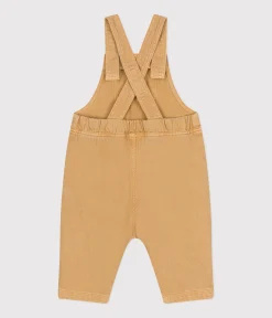Petit Bateau Sets, Overalls & Latzhosen*Lange Baby Latzhose aus farbigem Denim beige TOURONE