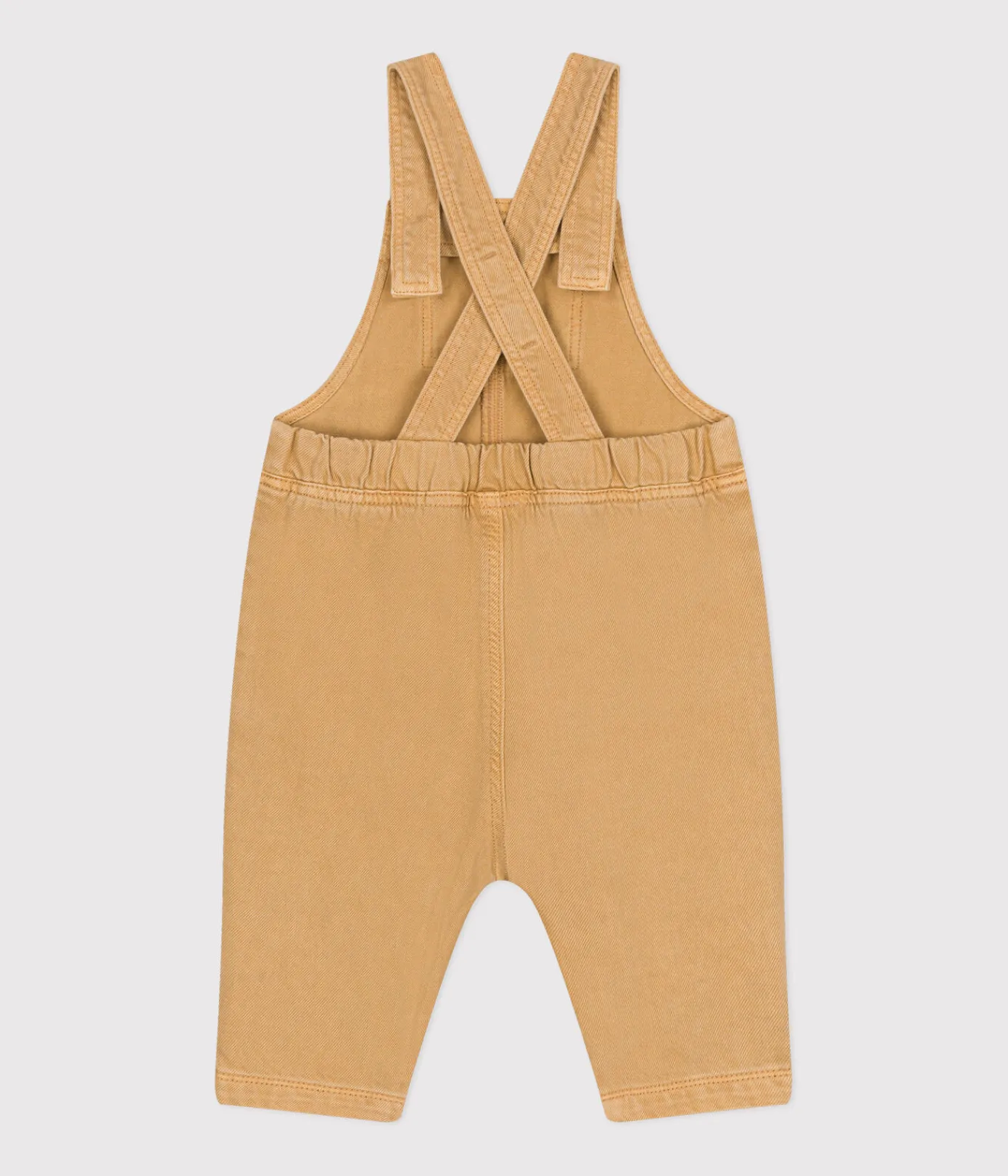 Petit Bateau Sets, Overalls & Latzhosen*Lange Baby Latzhose aus farbigem Denim beige TOURONE