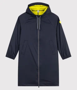 Petit Bateau Herren|Jacken, Mäntel*Lange Damen-Regenjacke zweifarbig blau SMOKING