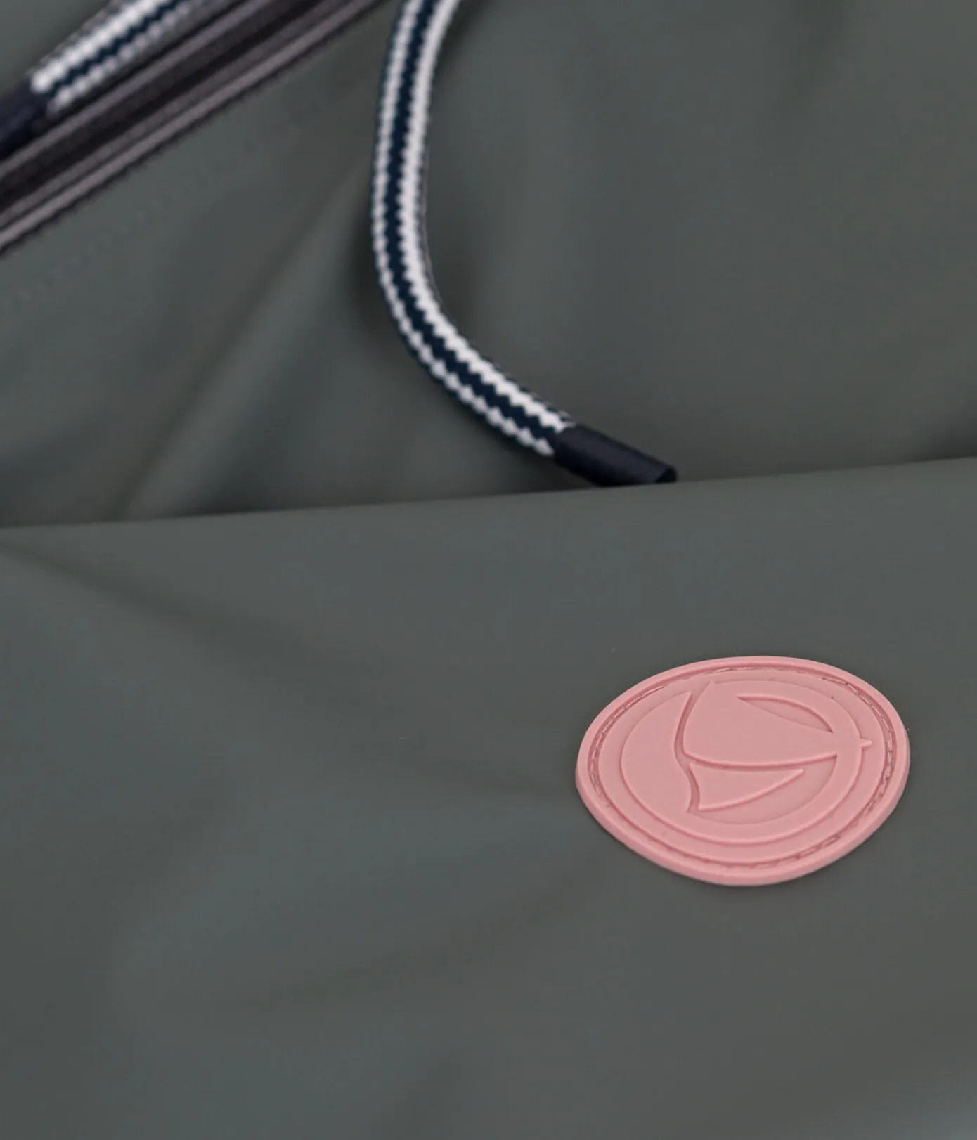 Petit Bateau Jacken, Mäntel|Herren*Lange Damen-Regenjacke zweifarbig grün THUYA