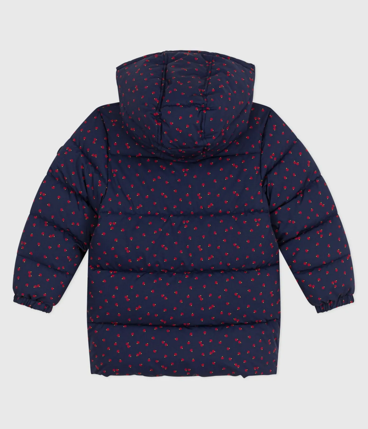 Petit Bateau Mäntel, Jacken, Regenjacken*Lange Kinder-Winterjacke mit Muster blau SOIR/ MULTICO