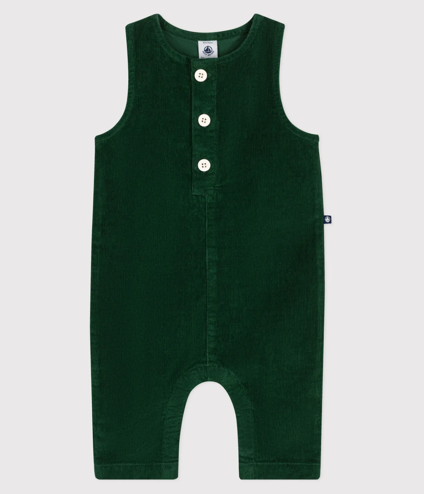 Petit Bateau Sets, Overalls & Latzhosen*Langer Baby-Overall aus einfarbigem Nicki WILLOW