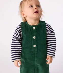 Petit Bateau Sets, Overalls & Latzhosen*Langer Baby-Overall aus einfarbigem Nicki WILLOW