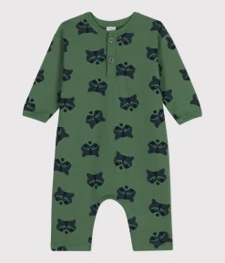 Petit Bateau Sets, Overalls & Latzhosen*Langer Baby-Overall aus Molton PALMERAIE/ MULTICO