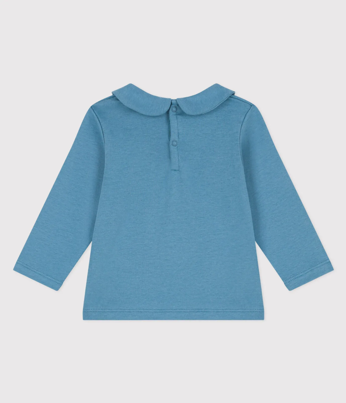 Petit Bateau T-Shirts, Oberteile*Langärmelige Babybluse aus Baumwolle blau POLOCHON