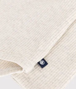Petit Bateau T-Shirts, Oberteile*Langärmeliger Body mit Rollkragen aus Baumwolle für Babys beige MONTELIMAR CHINE