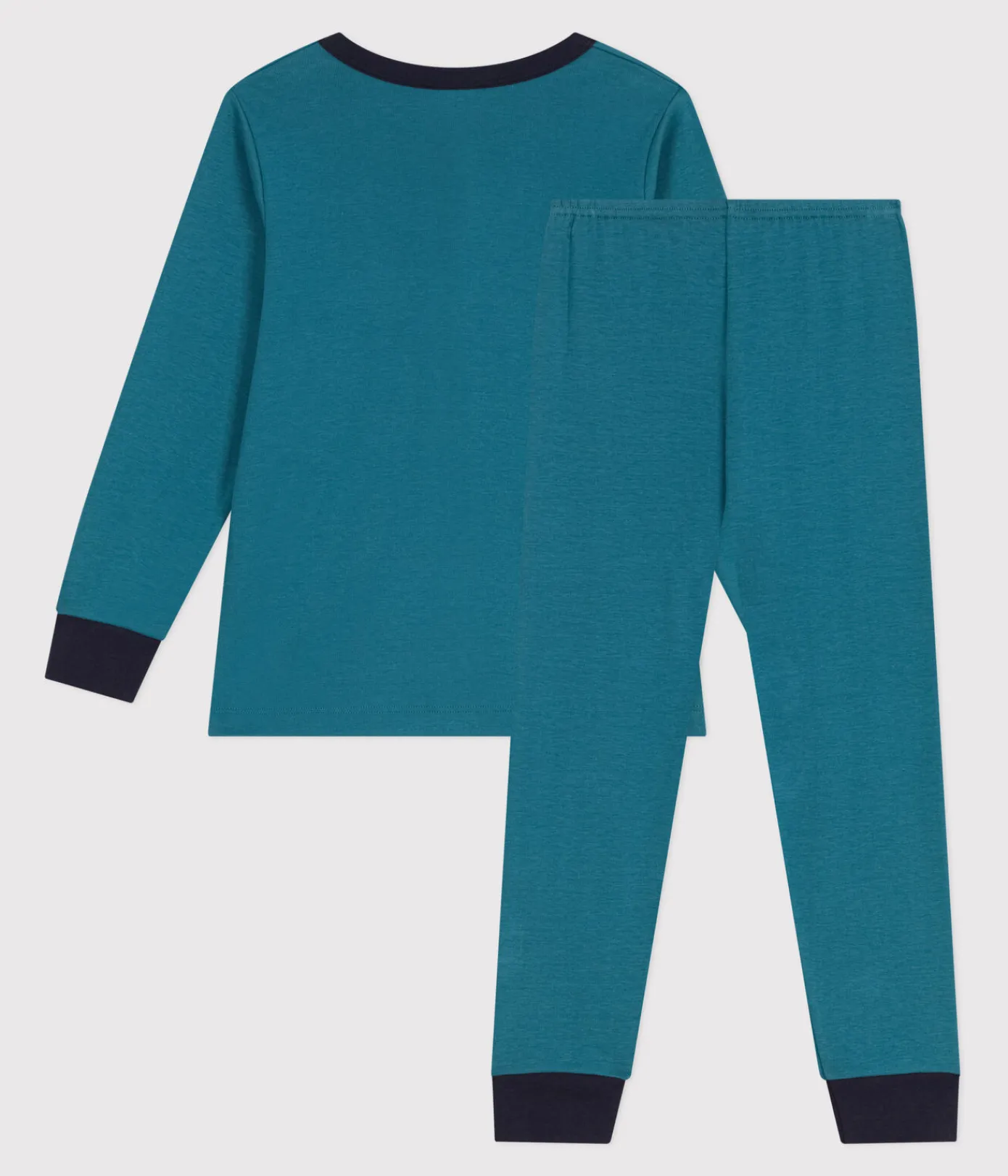 Petit Bateau Schlafanzüge, Pyjamas*Langärmeliger Kinder-Pyjama aus Baumwolle mit Dinos grün DRAGONFLY