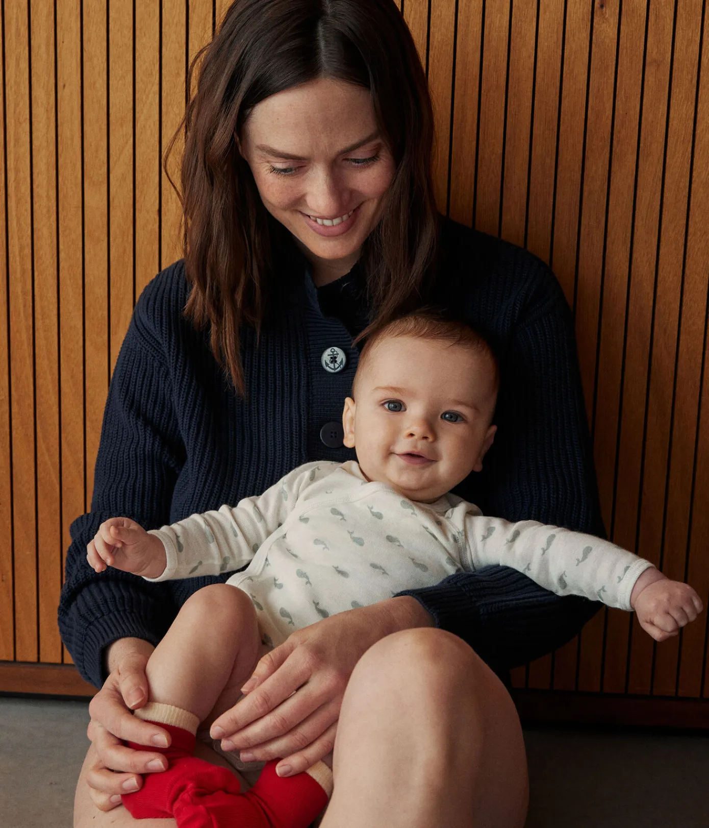Petit Bateau Bodys|Newborn*Langärmeliger Wickelbody aus Baumwolle weiss MARSHMALLOW/ HERBIER