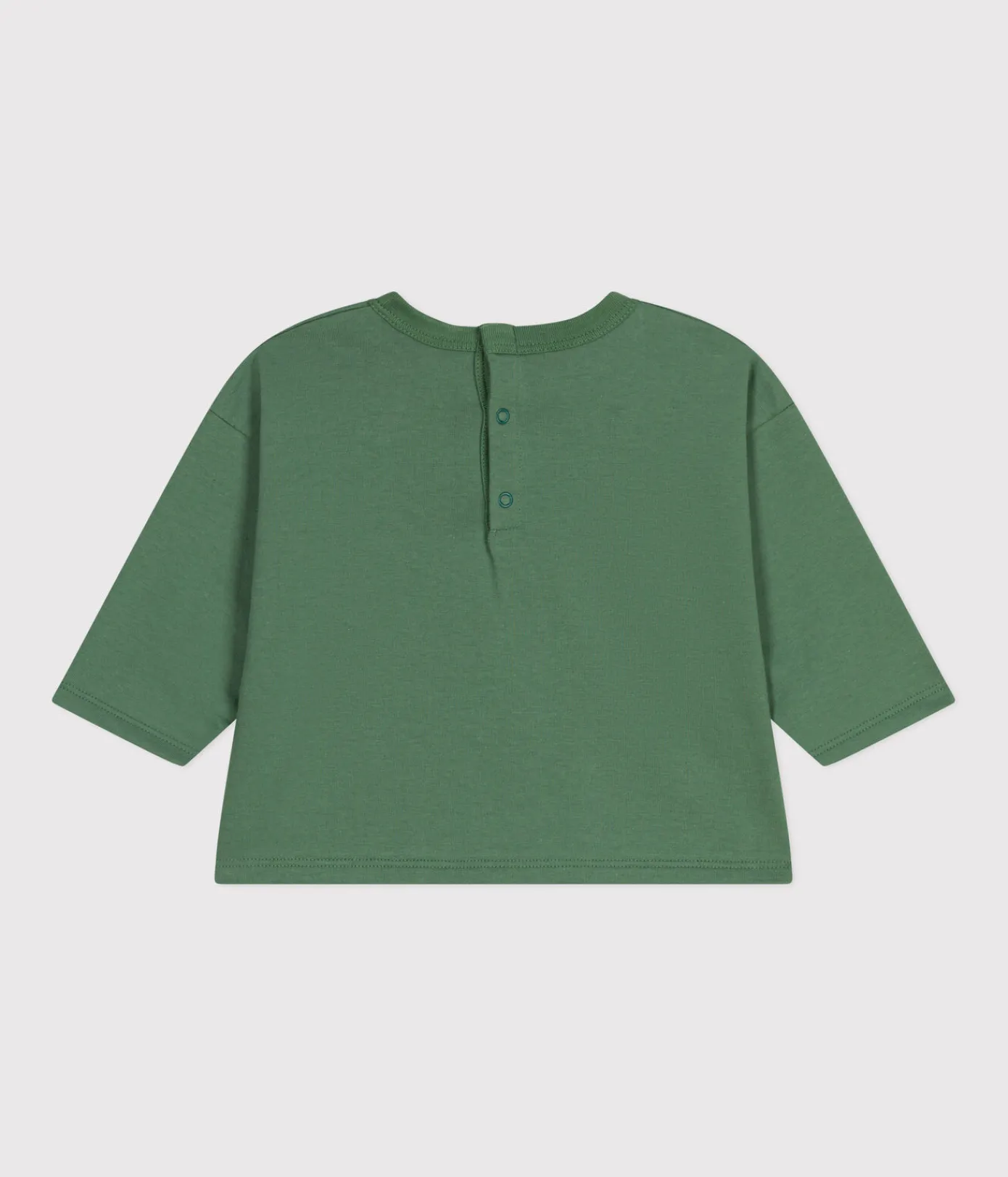 Petit Bateau T-Shirts, Oberteile*Langärmeliges Baby T-Shirt aus feinem Jersey grün PALMERAIE