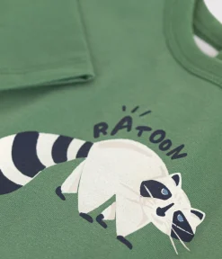 Petit Bateau T-Shirts, Oberteile*Langärmeliges Baby T-Shirt aus feinem Jersey grün PALMERAIE