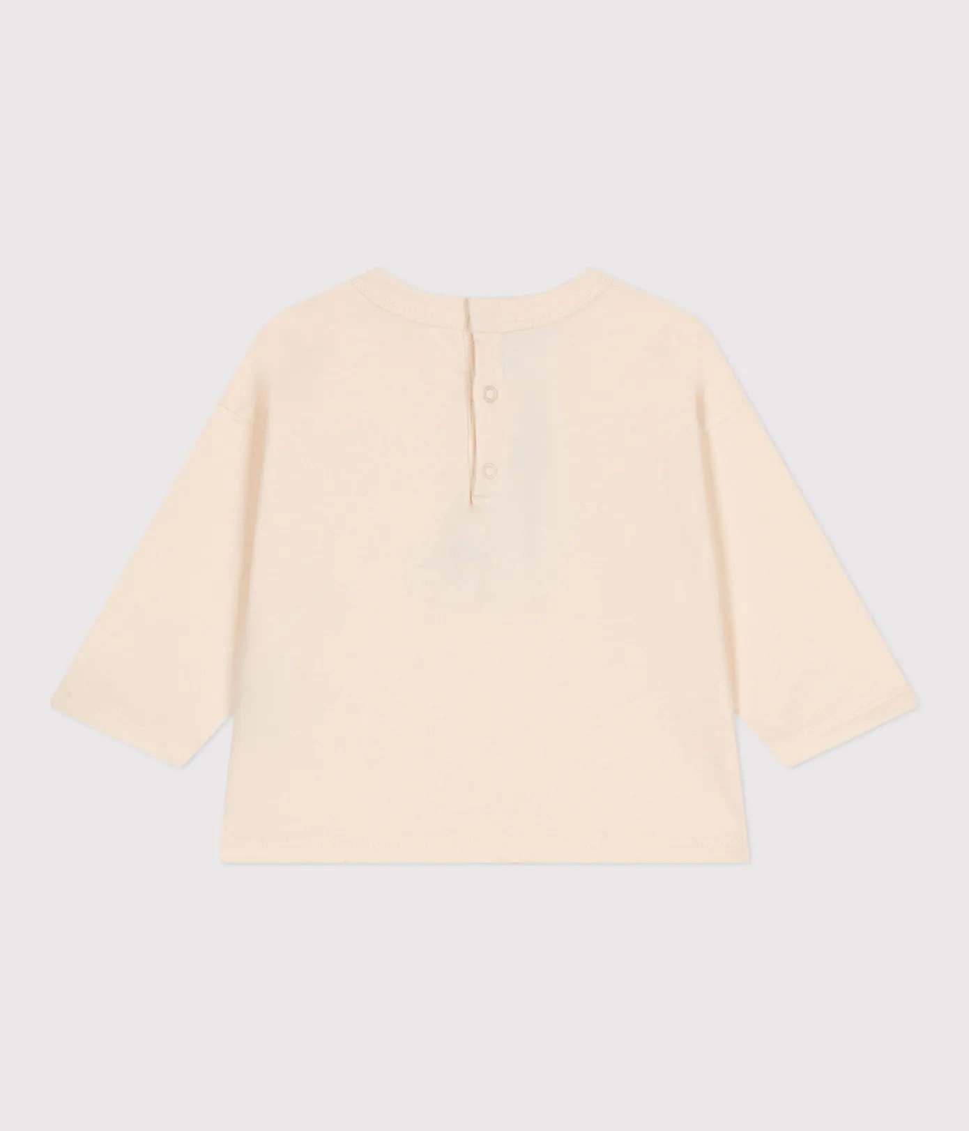 Petit Bateau T-Shirts, Oberteile*Langärmeliges Baby T-Shirt aus feinem Jersey naturfarben AVALANCHE