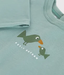 Petit Bateau T-Shirts, Oberteile*Langärmeliges Baby T-Shirt aus feinem Jersey grün PAUL