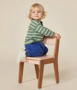Petit Bateau T-Shirts, Oberteile*Langärmeliges Baby T-Shirt aus feinem Jersey grün PALMERAIE/ PAUL