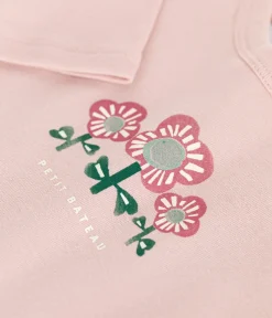 Petit Bateau T-Shirts, Oberteile*Langärmeliges Baby-T-Shirt aus Baumwolle rosa SALINE