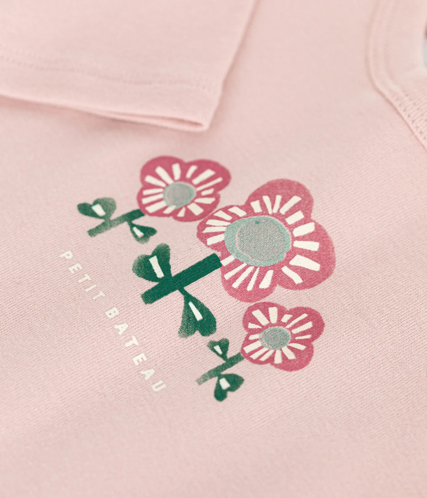 Petit Bateau T-Shirts, Oberteile*Langärmeliges Baby-T-Shirt aus Baumwolle rosa SALINE