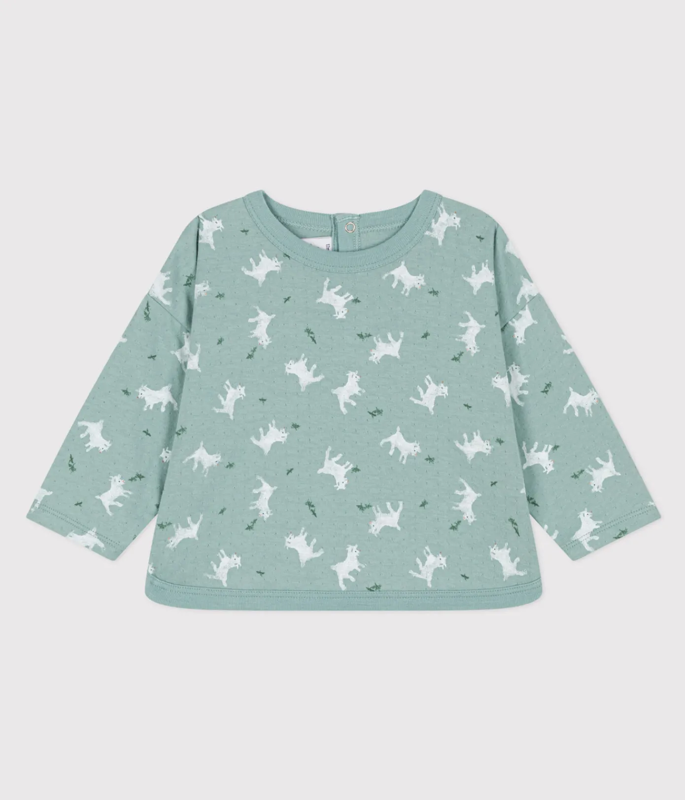 Petit Bateau T-Shirts, Oberteile*Langärmeliges Baby-T-Shirt aus Doppeljersey PAUL/ MULTICO