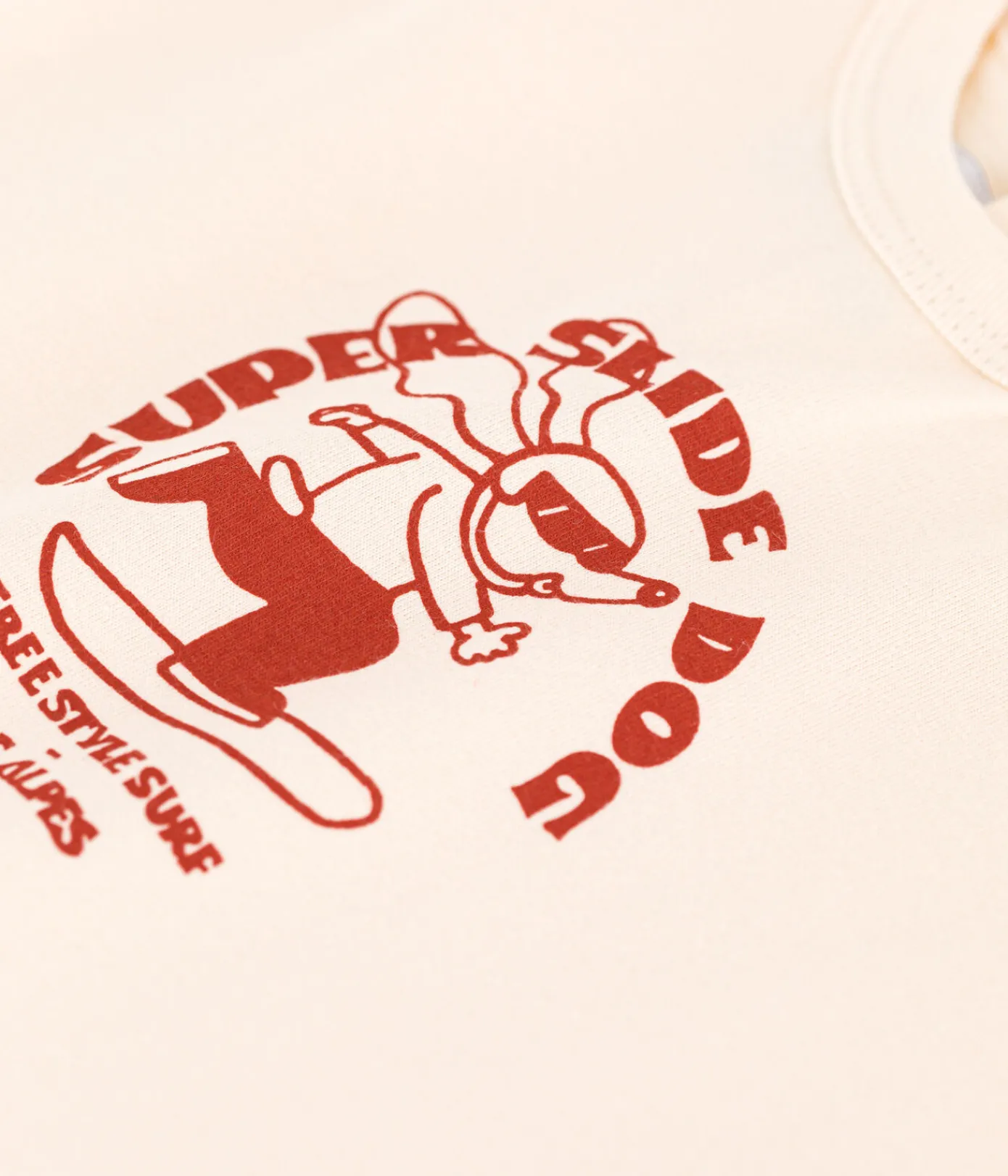 Petit Bateau T-Shirts, Oberteile*Langärmeliges Baby-T-Shirt aus Jersey AVALANCHE/ HARISSA