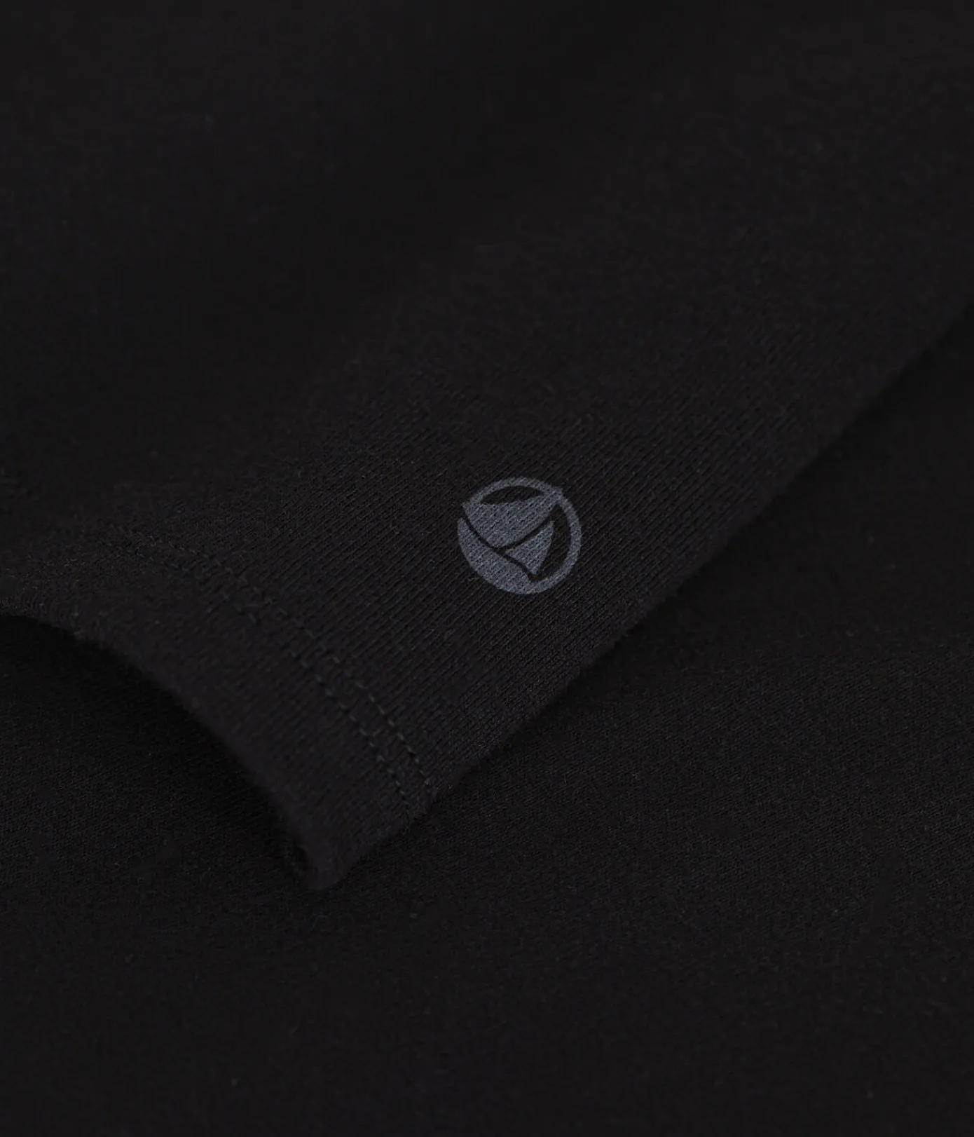 Petit Bateau Alle Langarmshirts|Das Ikonische (Slim)*Langärmeliges Damen-T-Shirt schwarz BLACK