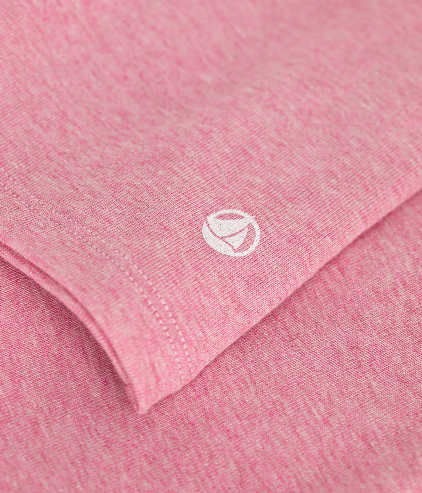 Petit Bateau Alle Langarmshirts|Das Ikonische (Slim)*Langärmeliges Damen-T-Shirt rosa ROSELINE CHINE