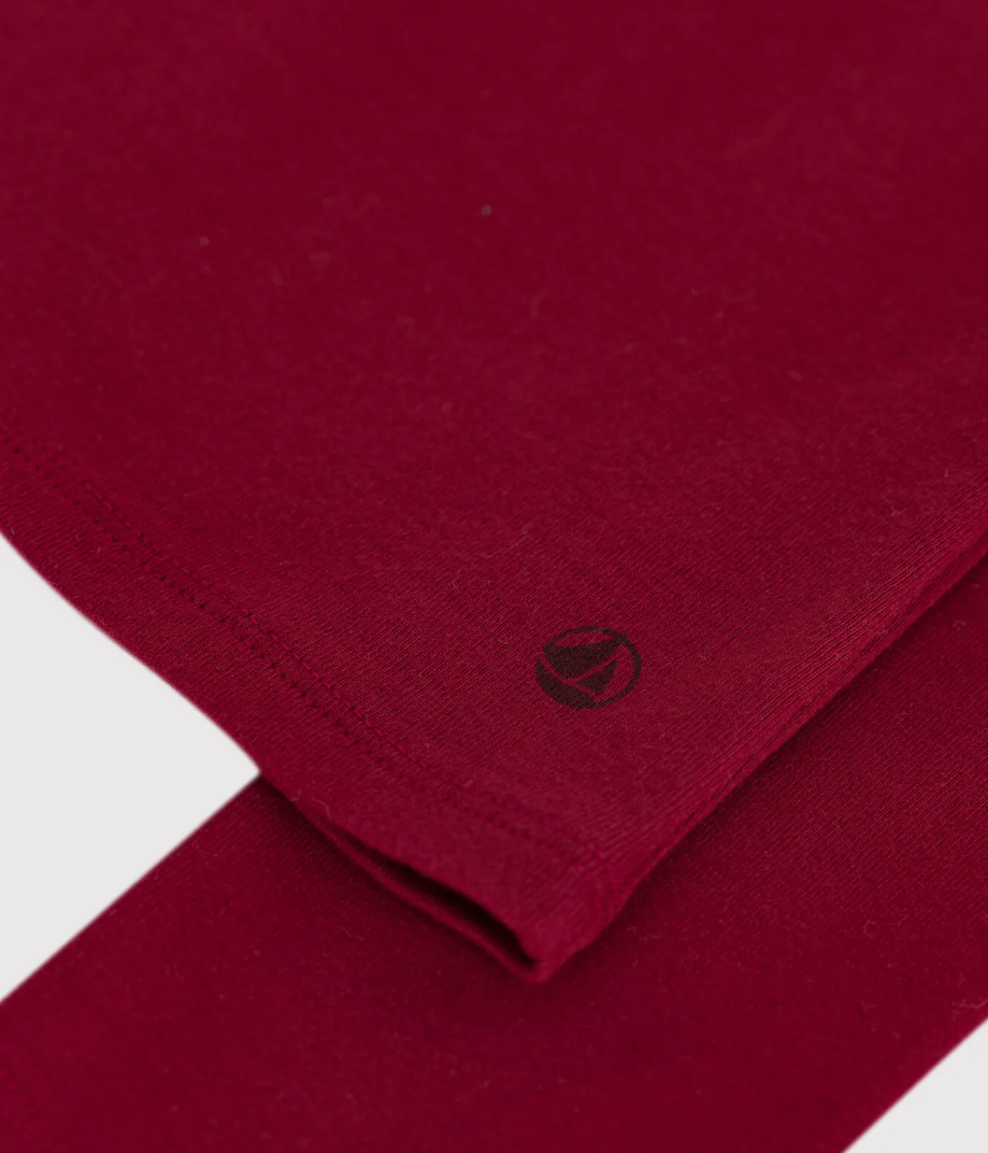 Petit Bateau Alle Langarmshirts|Das Ikonische (Slim)*Langärmeliges Damen-T-Shirt L’Iconique aus Baumwolle AMARANTE