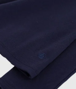 Petit Bateau Alle Langarmshirts|Das Ikonische (Slim)*Langärmeliges Damen-T-Shirt L’Iconique aus Baumwolle mit Picotkante blau SMOKING