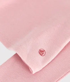 Petit Bateau Alle Langarmshirts|Das Ikonische (Slim)*Langärmeliges Damen-T-Shirt L’Iconique aus Baumwolle rosa JOLI